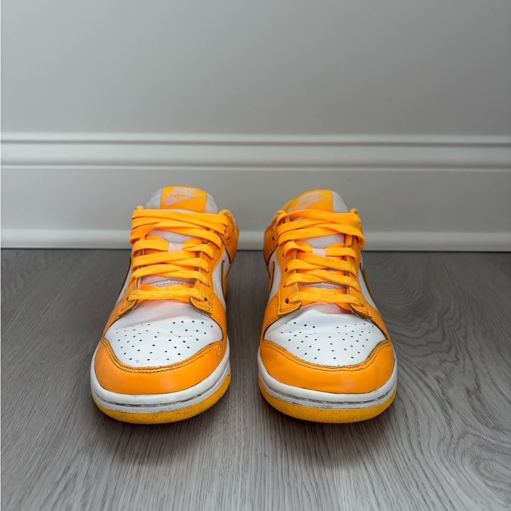 Nike Dunk Low-Top Sneakers - White/Orange